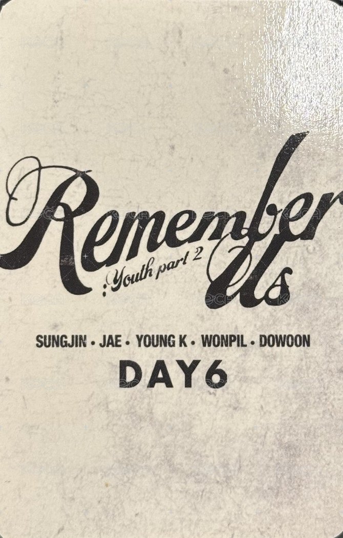 迷四 專輯卡  背面