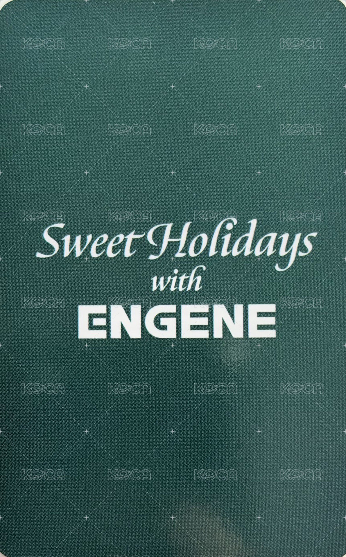 2022 SBS聖誕 入場卡 / 場限卡  背面