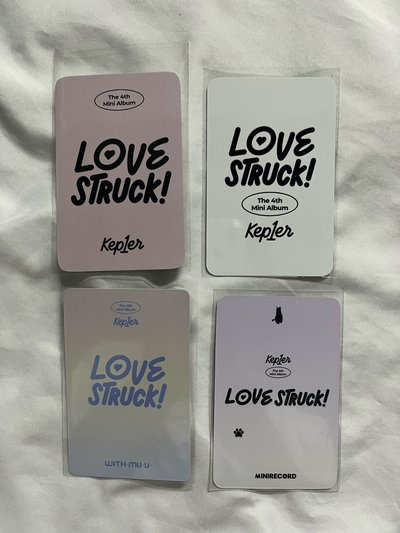 小婷 睿緒 LOVE STRUCK K4 MK WM MR 簽售特典