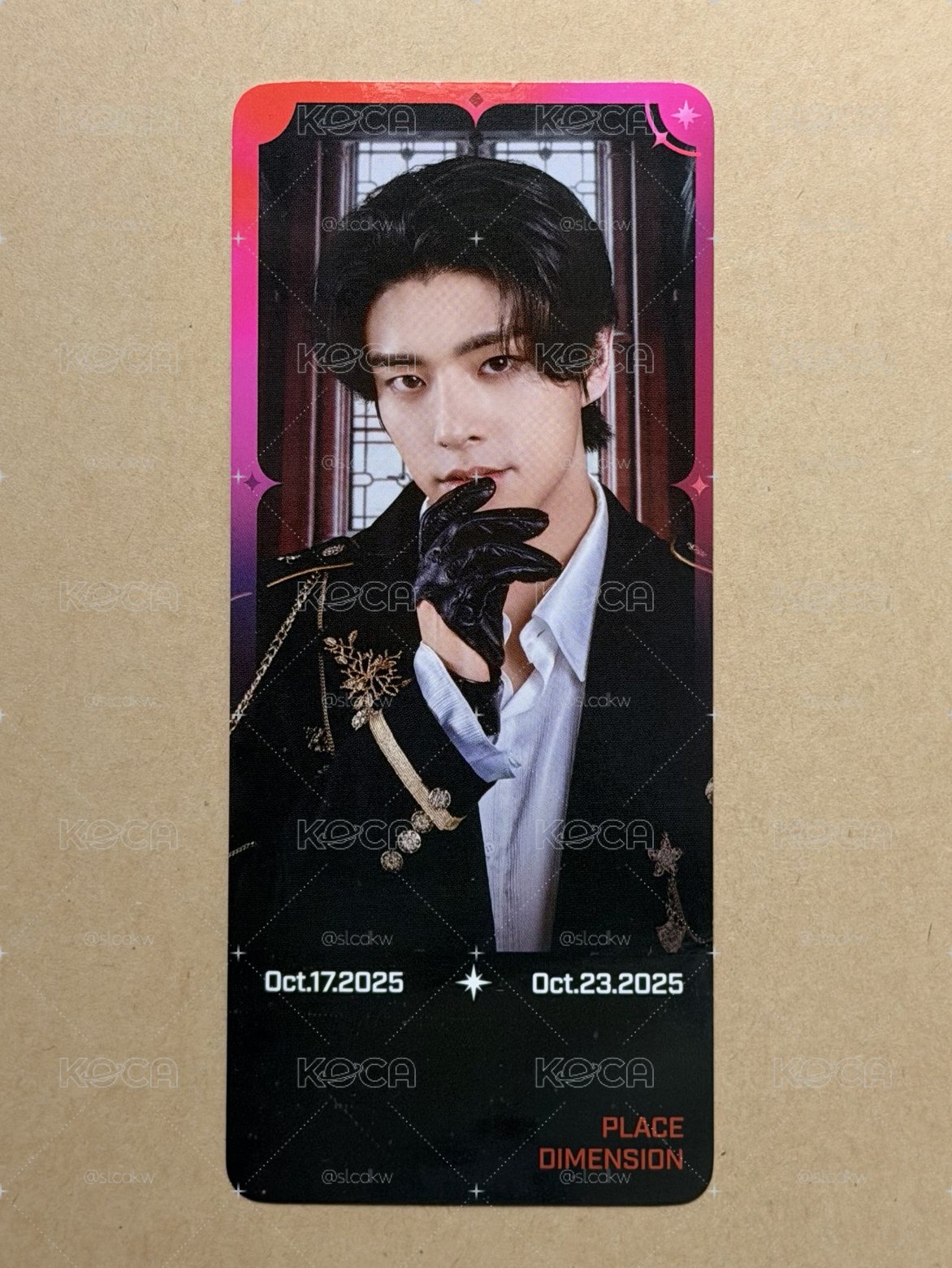 JAKE 沈載倫 ENHYPEN WORLD 快閃 吸血鬼 書籤