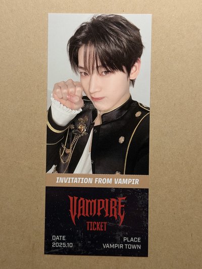 金善禹 ENHYPEN WORLD BASIC 票根