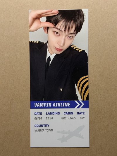 金善禹 ENHYPEN WORLD 機長 BASIC 票卡