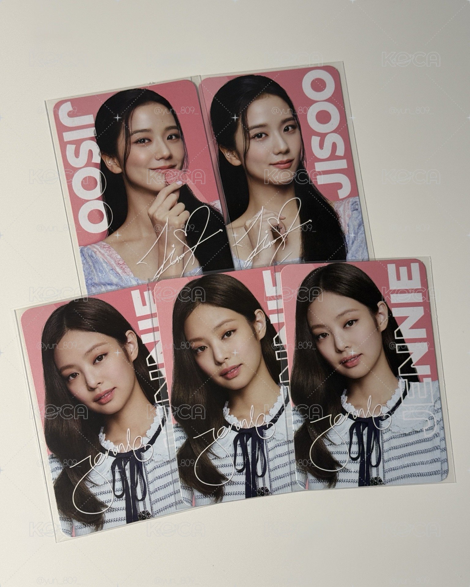 BLACKPINK OREO 代言卡