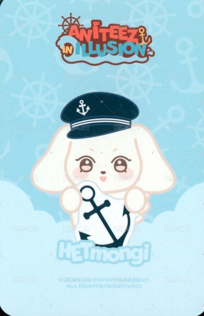 ANITEEZ IN ILLUSION 周邊卡 Monitor Doll Marine ver. 背面