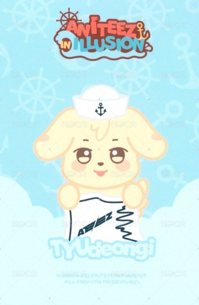 ANITEEZ IN ILLUSION 周邊卡 Monitor Doll Marine ver. 背面