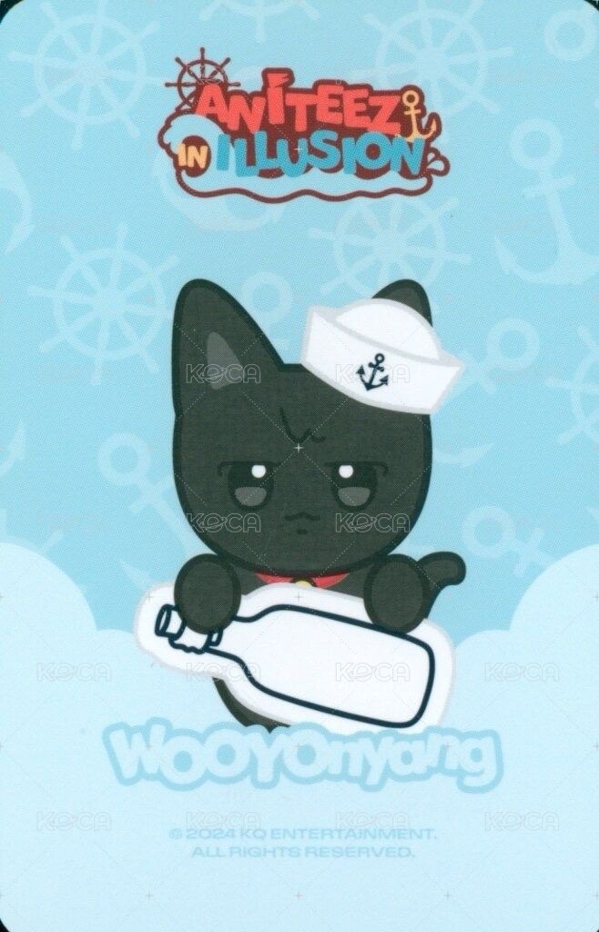 ANITEEZ IN ILLUSION 周邊卡 Monitor Doll Marine ver. 背面