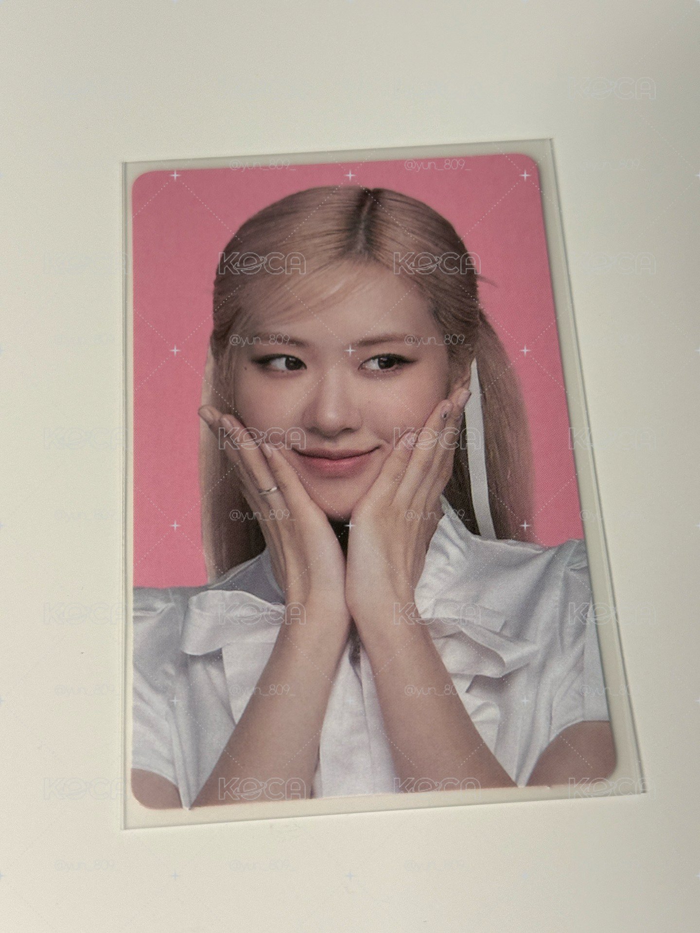 *ROSÉ BPTG yg 特典卡