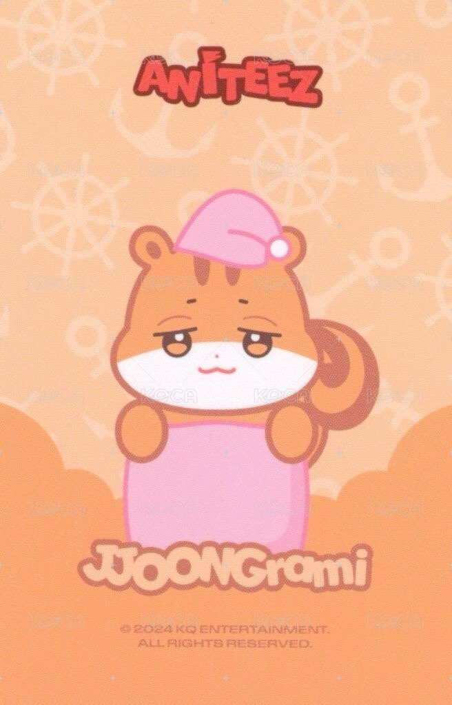 ANITEEZ IN ILLUSION 周邊卡 Monitor Doll Sleep ver. 背面