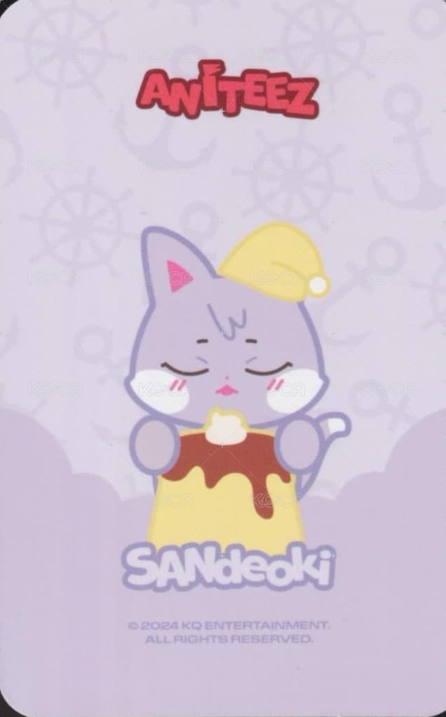 ANITEEZ IN ILLUSION 周邊卡 Monitor Doll Sleep ver. 背面