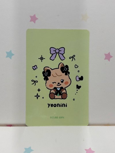 迷八 快閃隨機卡 yeonini卡背🟠