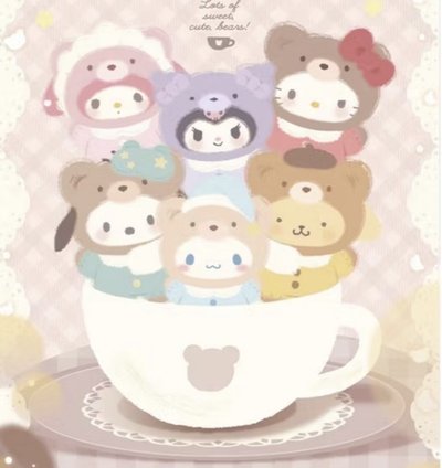 三麗鷗盲盒吊飾娃