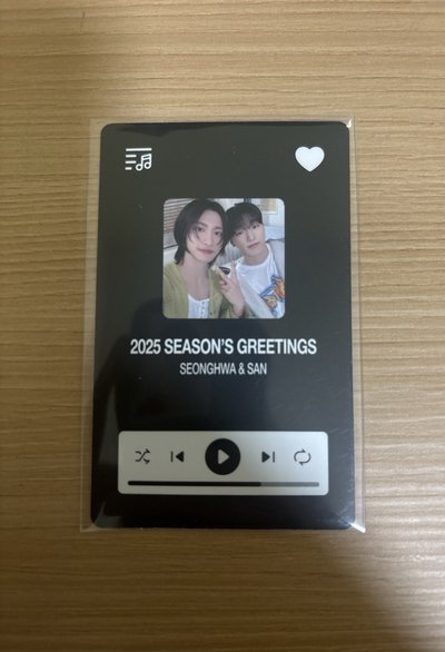 ATEEZ🏴‍☠️星傘雙人卡🐰🐱