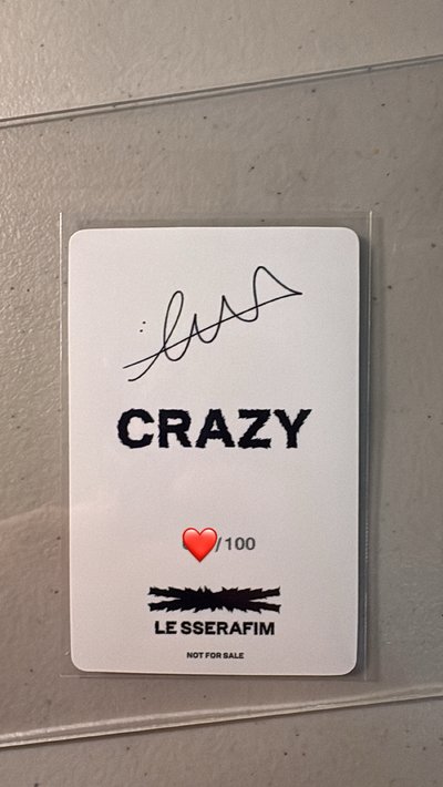 Crazy 日咖抽選 限量100張