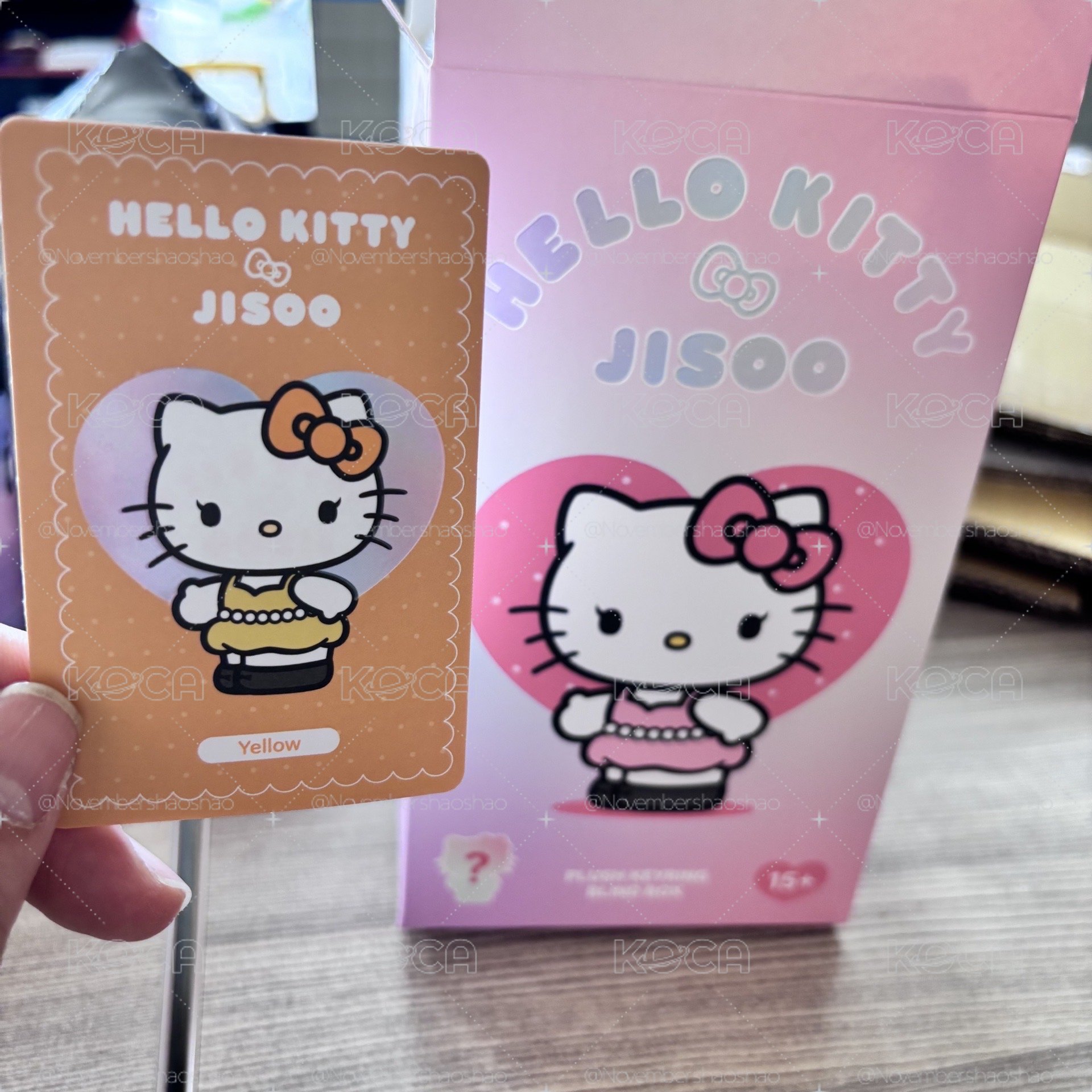 JISOOxHello Kitty yellow 