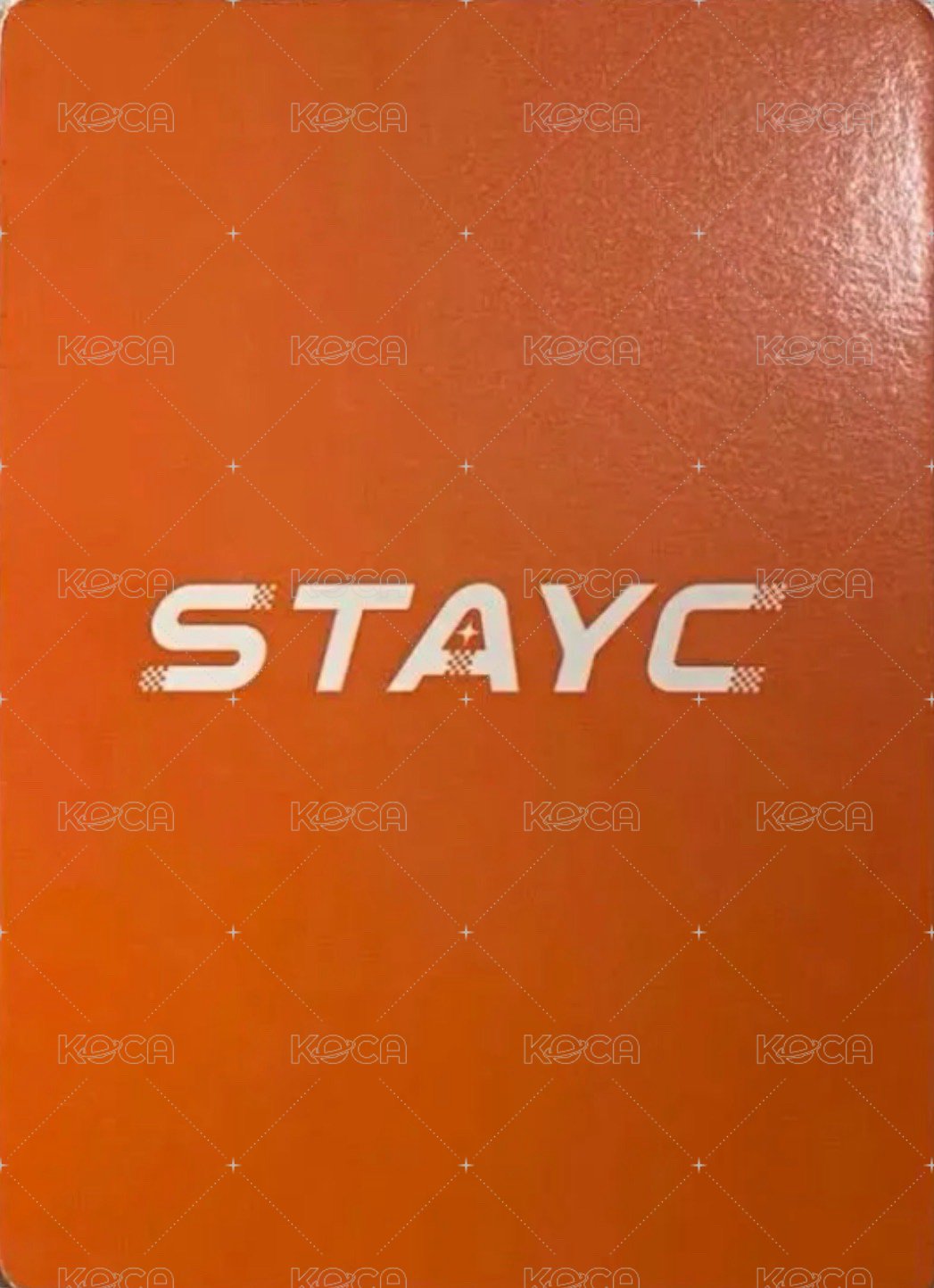 STAY ALIVE 環球 特典卡  背面