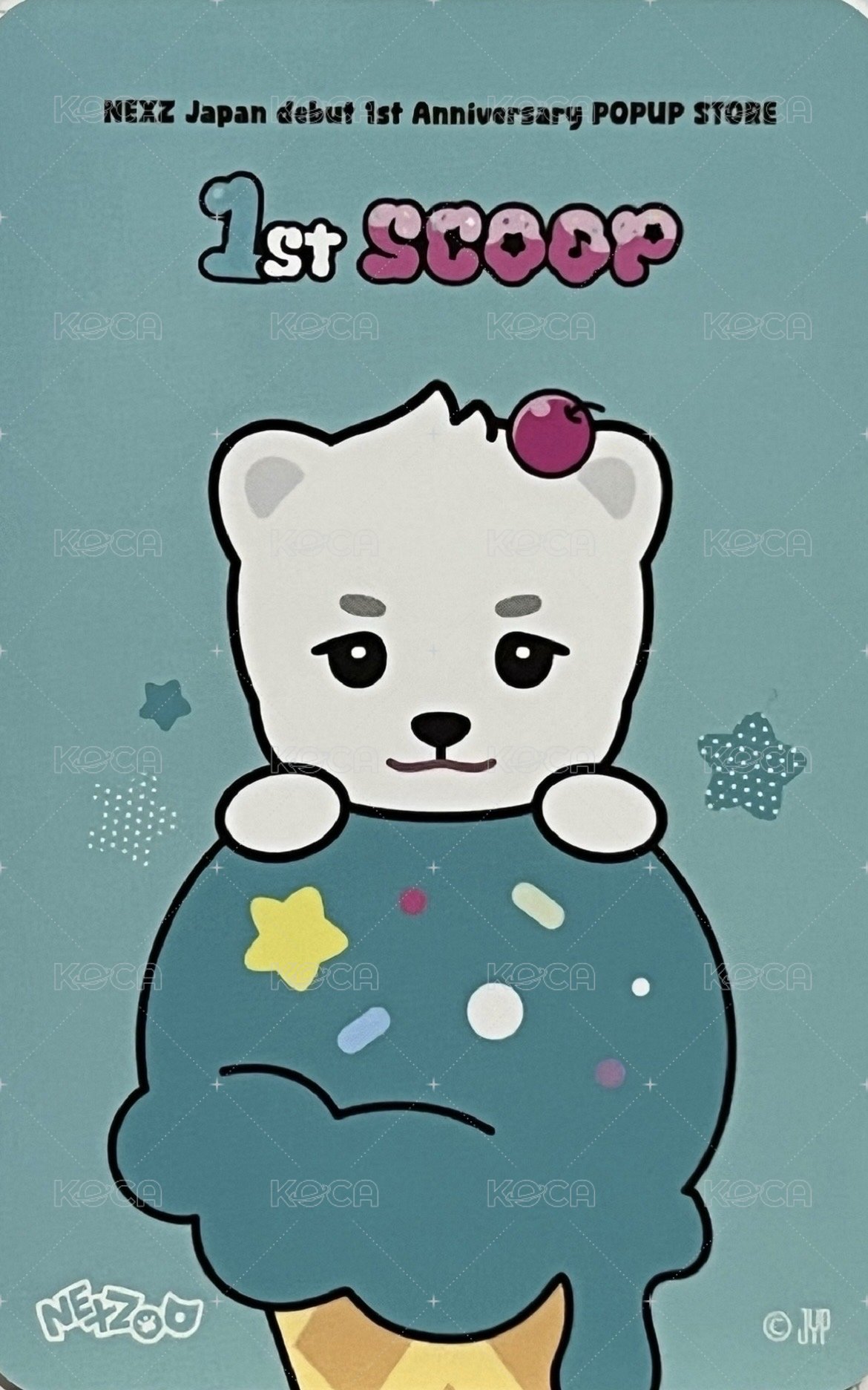 1st SCOOP 線上 滿額卡  背面