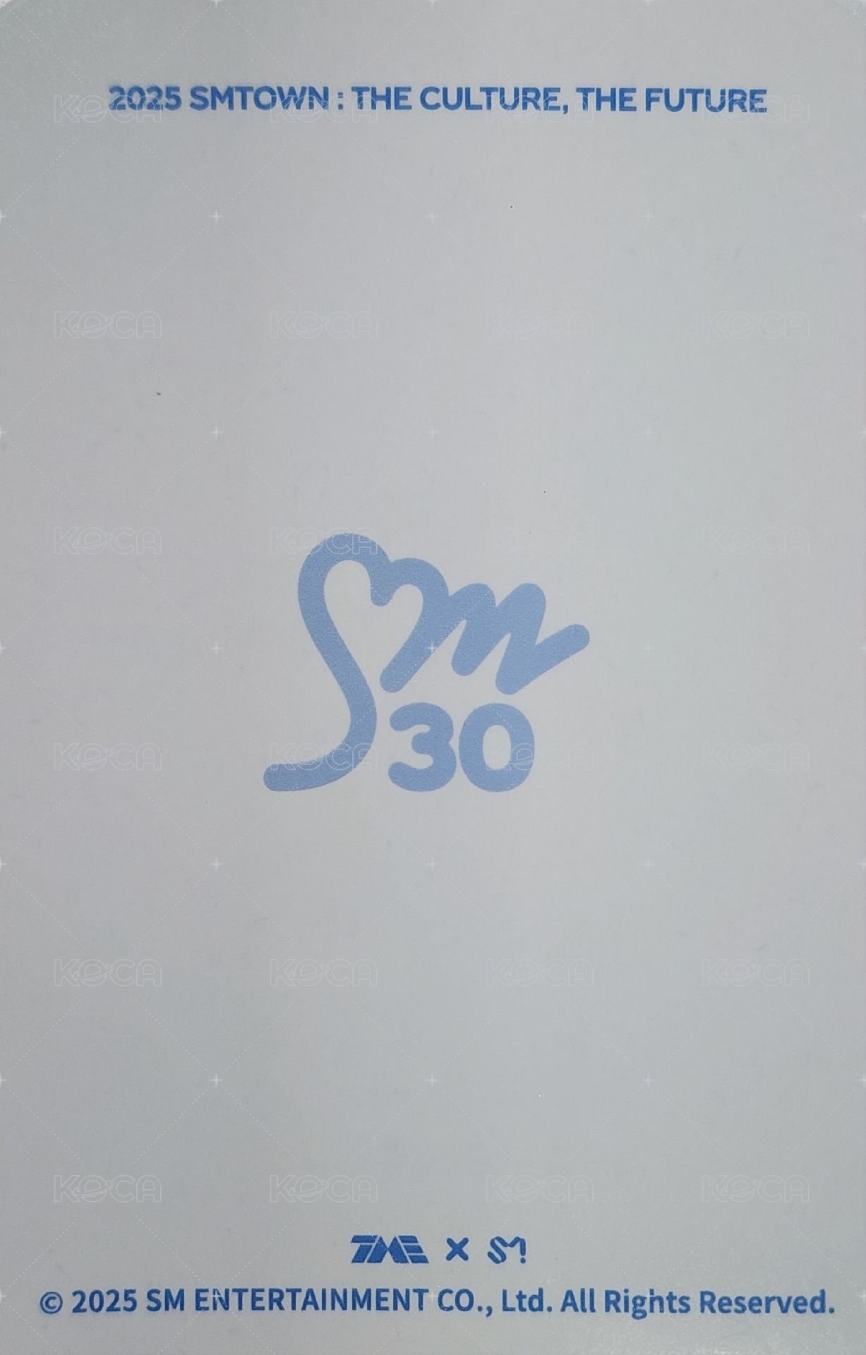 2025 SMT30 QQ音樂 星光卡  背面