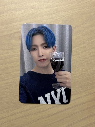 ATEEZ 金弘中 紅酒杯 Outlaw el Everline popup Scratch Coupon 任務卡 