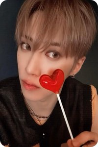 迷一 mnet 愛心糖果 簽售卡 