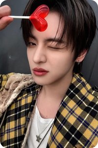 迷一 mnet 愛心糖果 簽售卡 