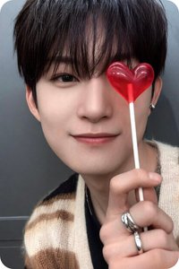 迷一 mnet 愛心糖果 簽售卡 