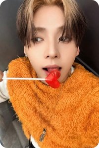 迷一 mnet 愛心糖果 簽售卡 