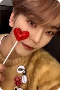 迷一 mnet 愛心糖果 簽售卡 