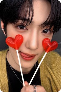 迷一 mnet 愛心糖果 簽售卡 