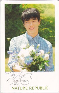 自然樂園 代言卡 