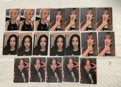 i-dle迷七快閃盒娃附對應成員的電影特典小卡