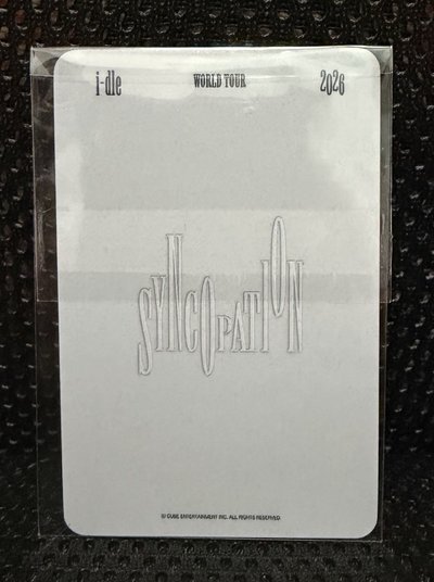 I-dle 首爾 Day2 入場卡 小娟 