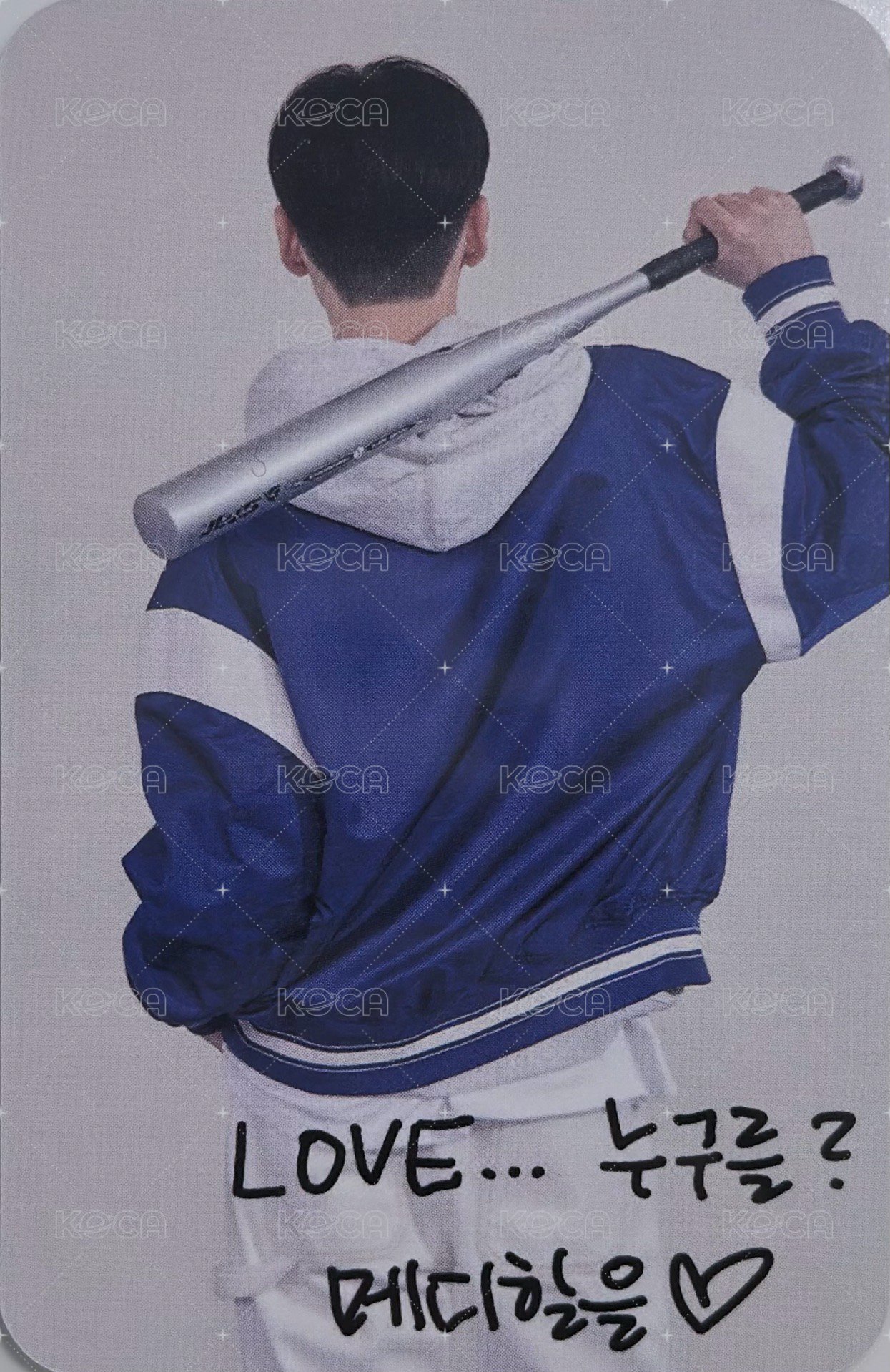 Mediheal 銀赫 代言卡  背面