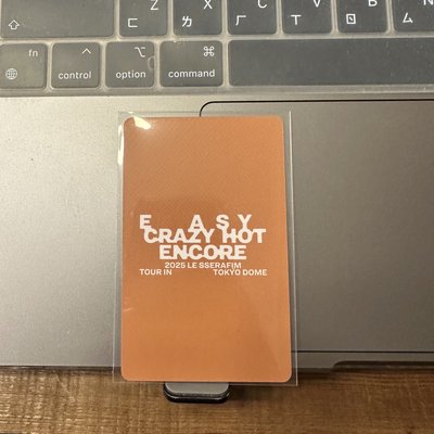 25‘巡迴 東蛋安可 入場卡 / 場限卡 Day1 櫻花