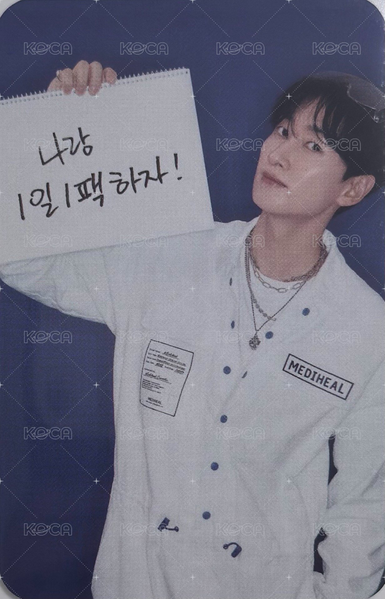 Mediheal 銀赫 代言卡  背面