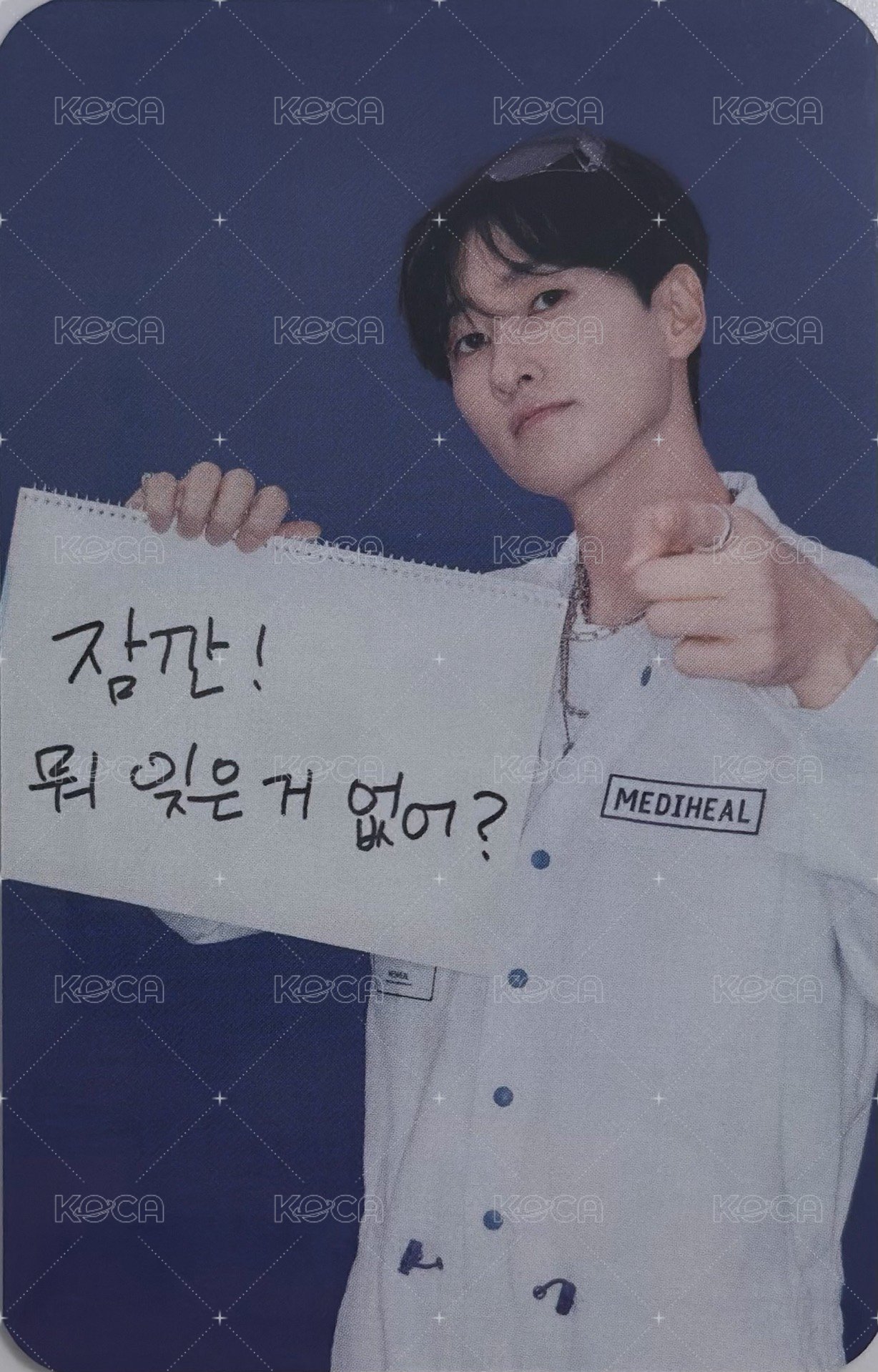 Mediheal 銀赫 代言卡  背面