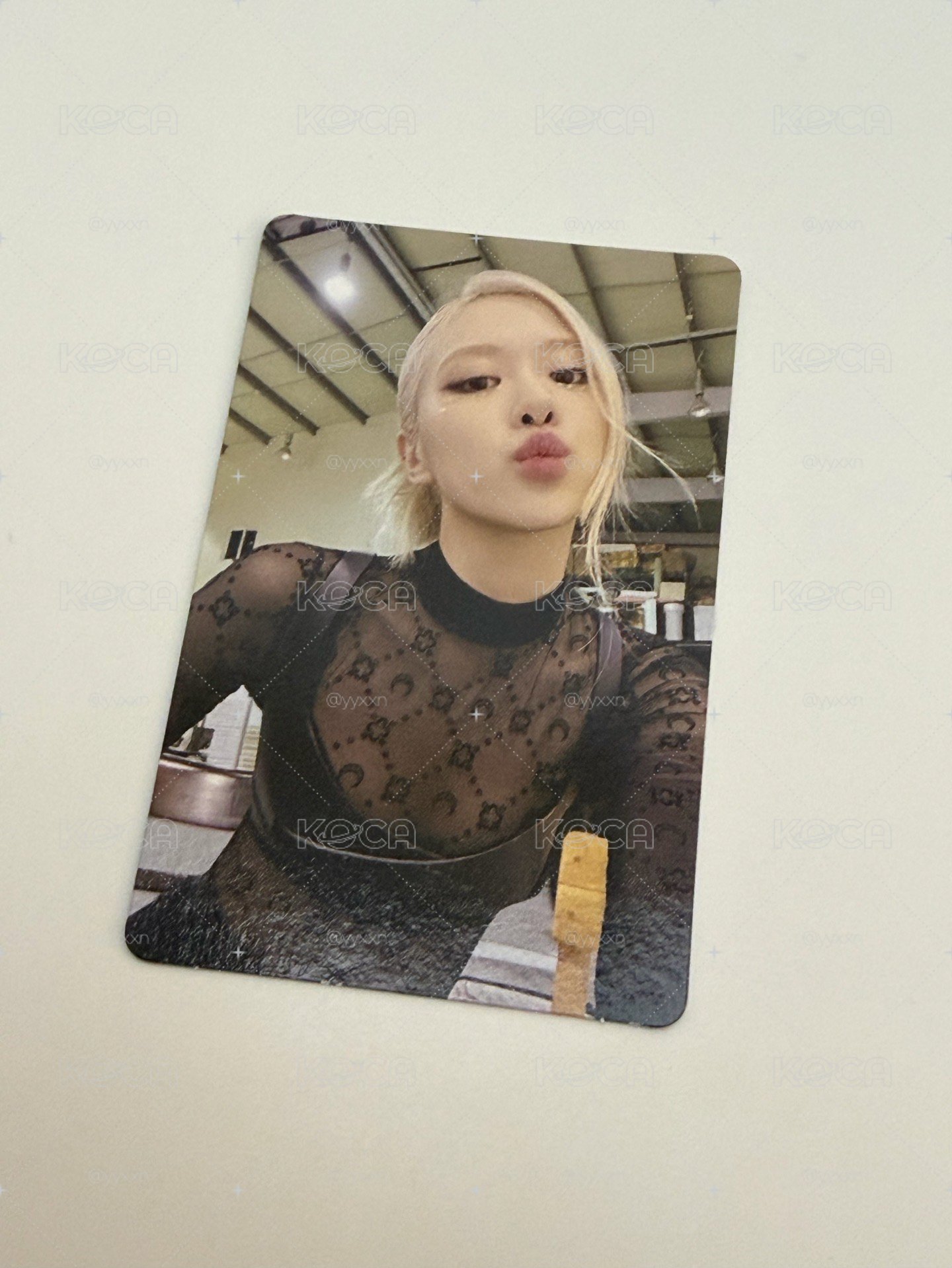 Rosé Born Pink單封專卡 嘟嘴肉