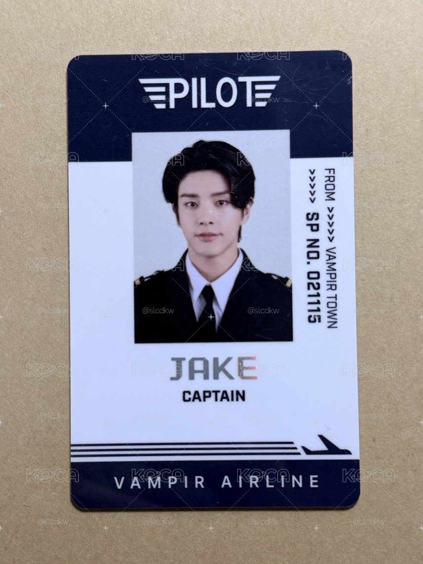（未掃）JAKE 沈載倫 ENHYPEN WORLD 機長 SP卡
