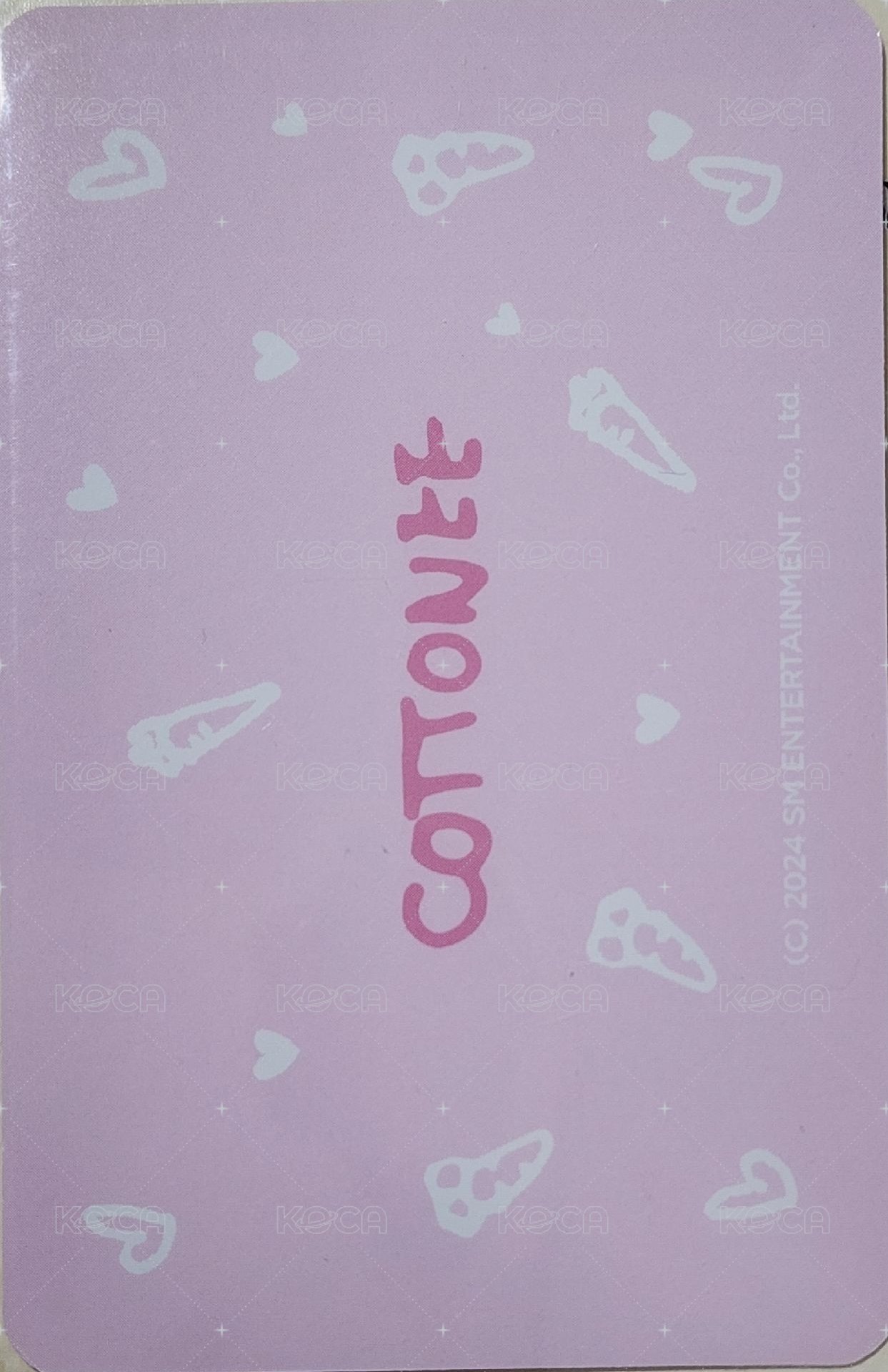 SU : HOME 語音娃娃 周邊卡  背面