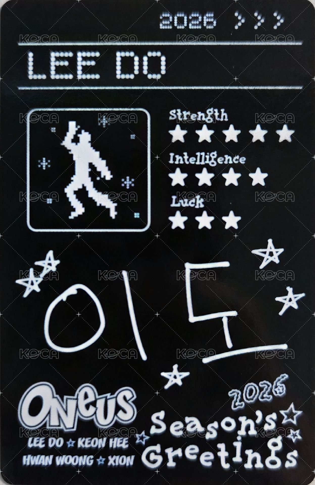 2026年曆 年曆卡  背面