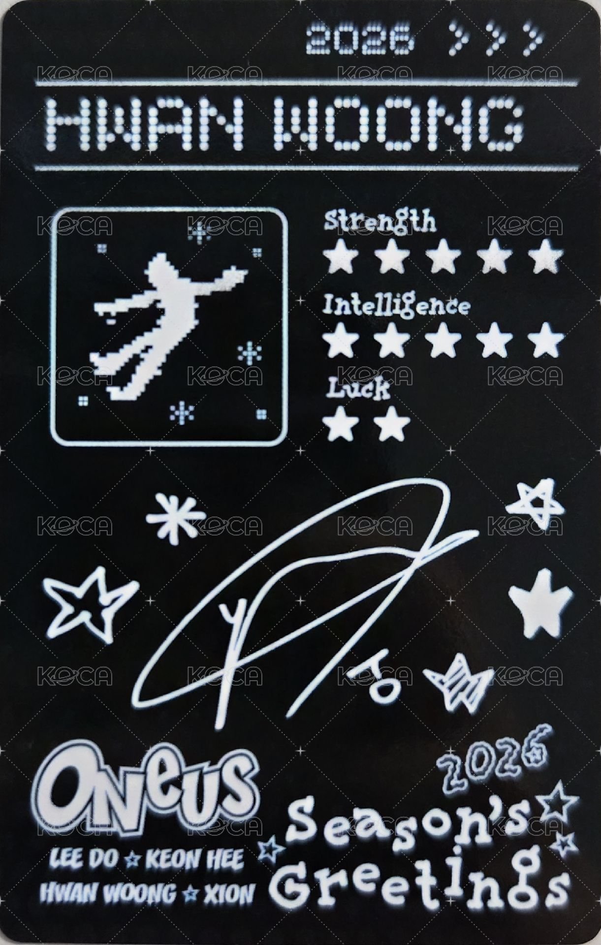 2026年曆 年曆卡  背面