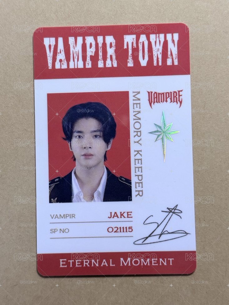 （已掃）JAKE 沈載倫 ENHYPEN WORLD 吸血鬼 SP卡