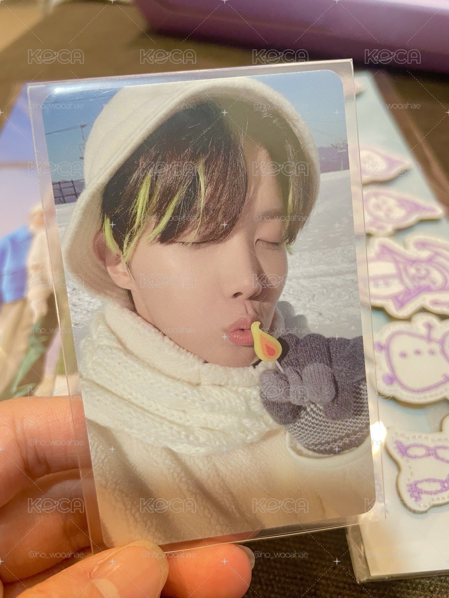 2021 冬季寫真 冬寫錫 j hope 雙面小卡 小海報 筆電包九成新 送小禮物🎁