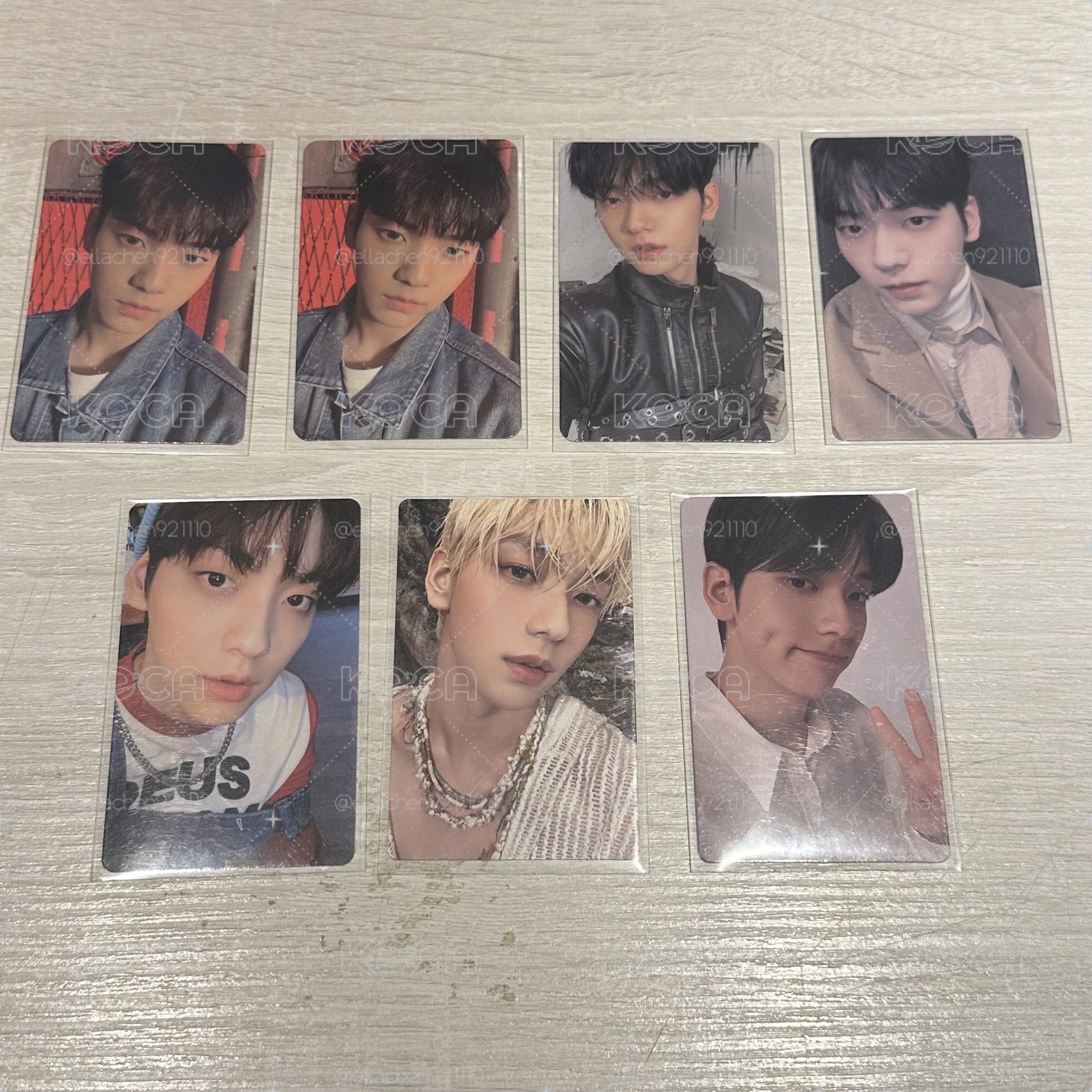 TXT 崔秀彬專卡、幸運卡、Deco kit卡、日粽卡