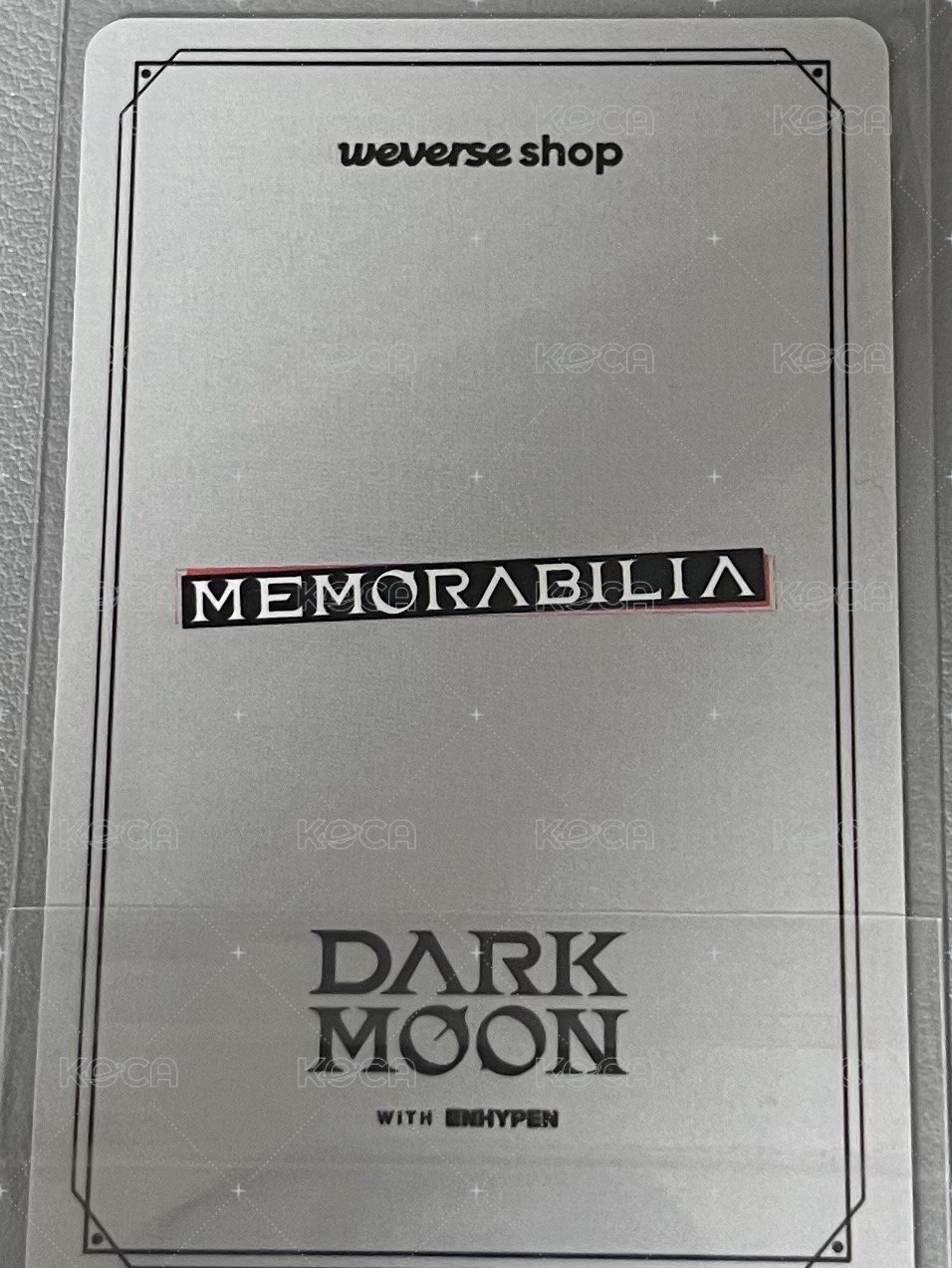 暗月特別專 直播卡  背面