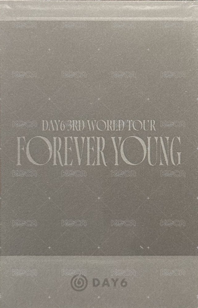 3rd世巡 演唱會 DVD / CD 卡  背面