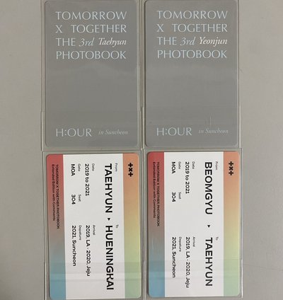 hour 寫真 小卡 雙人卡