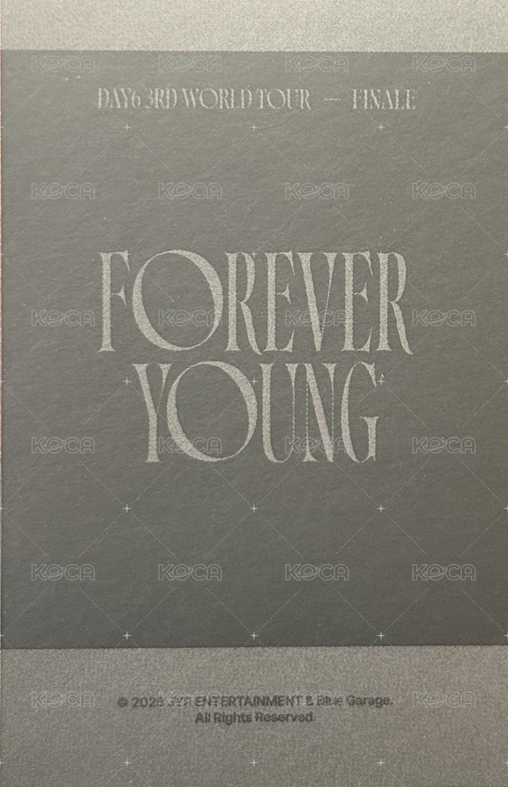 3rd世巡安可場 票卡組 周邊卡  背面