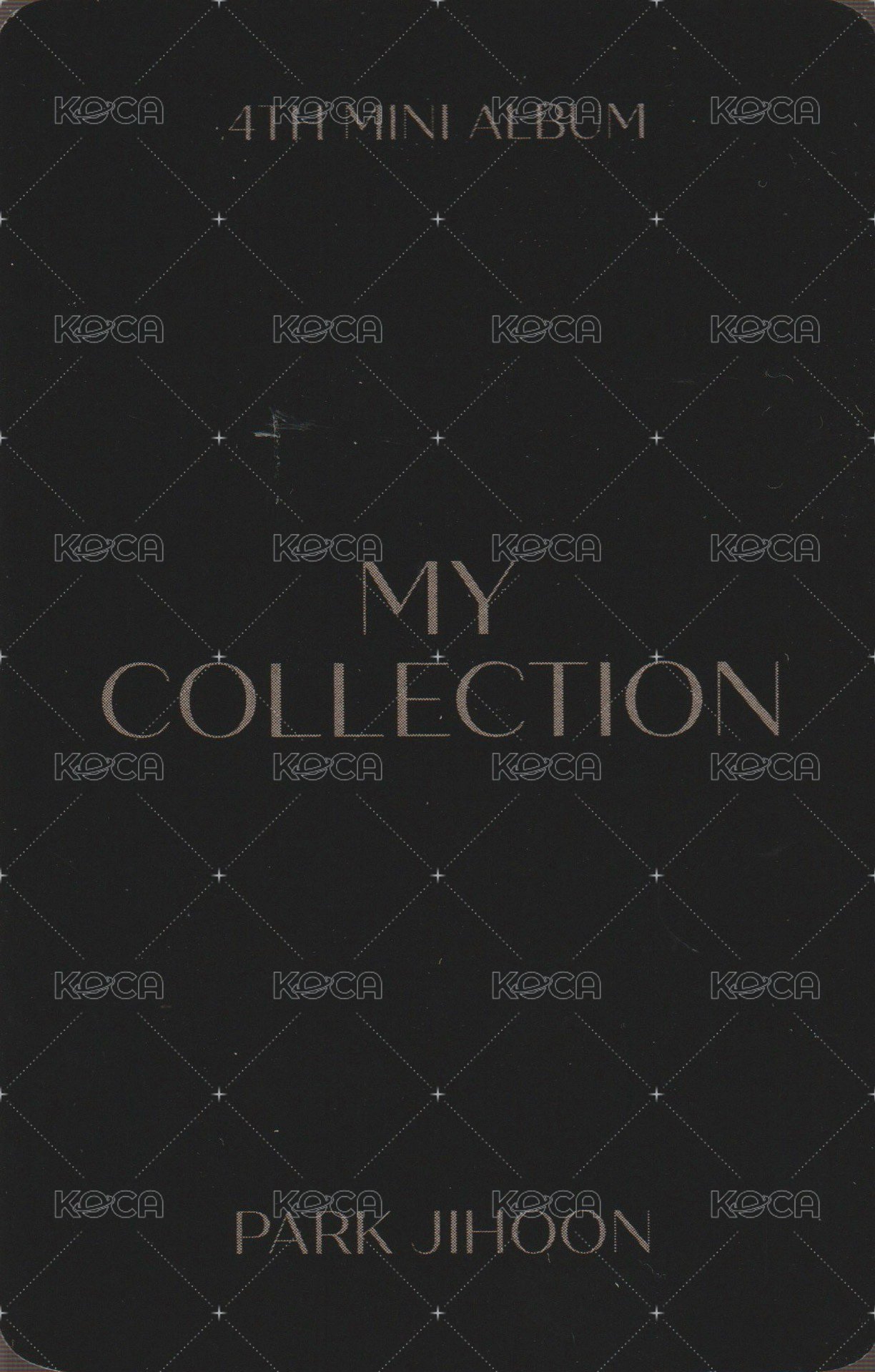 4th MINI k4 簽專 簽售卡  背面