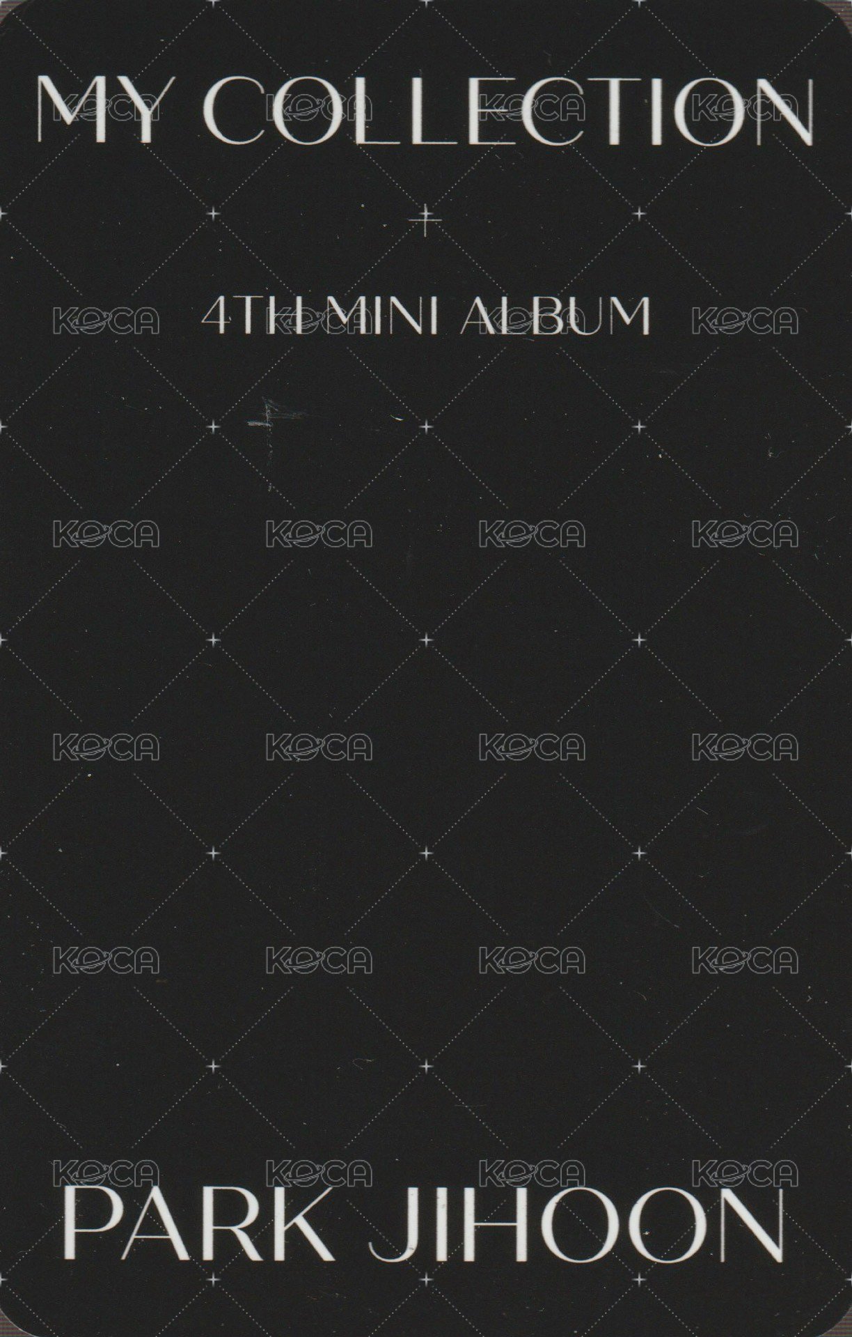 4th MINI hello82 簽售卡  背面