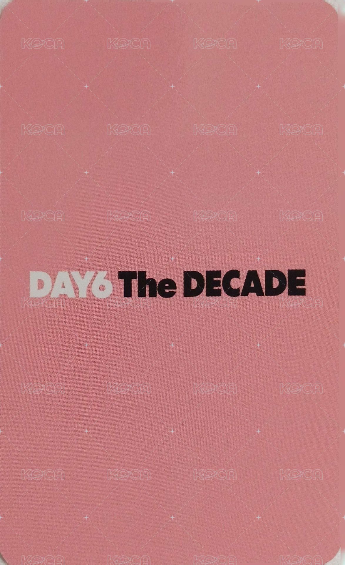 正四 yes24 特典卡  背面